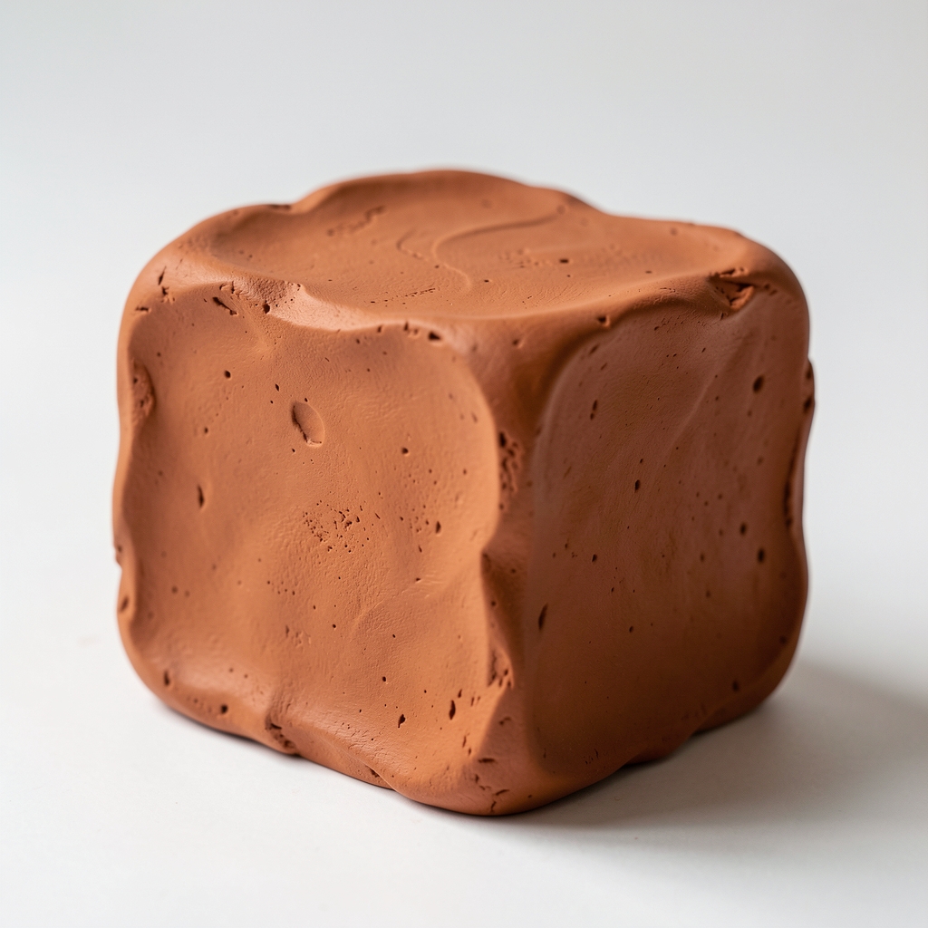 Argilă polimeră colorată Fimo 500g în nuanță teracotă caldă pentru sculptură și modelaj artistic